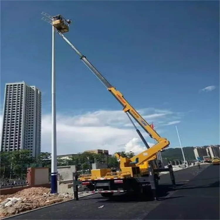 沭阳县维修路灯的曲臂升降车出租