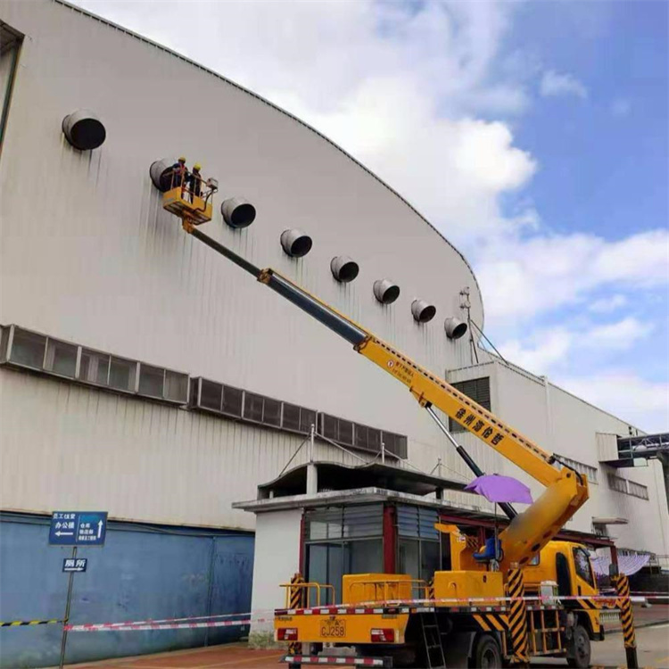 沭阳县高空作业车出租服务：专业广告牌安装解决方案