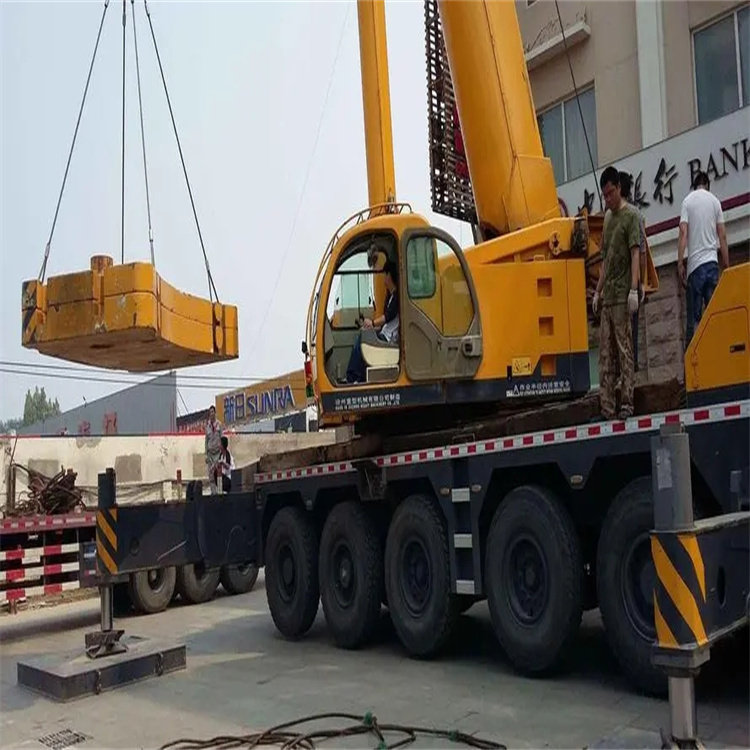 沭阳县当地吊车出租|机器吊装|75吨|工厂搬迁服务